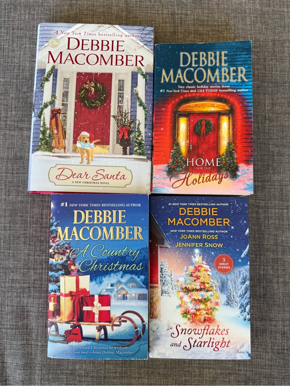 Debbie Macomber Holiday Paperback Collection - Assorted Holiday Covers (Set)